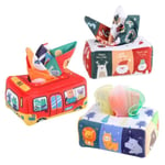 Montessori Baby Tissue Box -lelu Vauvan motoriset taidot Opetteleva oppimistoiminto Sensorinen lelu