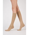 Pretty Polly Womens Legs On The Go 80 Denier Compression Sock - Natural - One Size