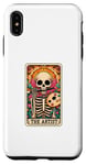 Coque pour iPhone XS Max The Artist Carte de tarot Halloween Squelette Gothique Magique