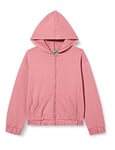 United Colors of Benetton Girl's Jacket W/CAPP M/L 3QLAC500Y Long Sleeve Hoodie, Pink 2P6, 160