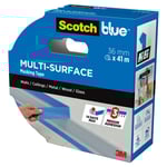 ScotchBlue blå maskeringstejp utomhus, bred 36 mm x 41 m