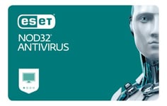 Eset NOD32 Antivirus, svensk, för 2 datorer, 1 år, E-licens