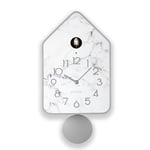 Guzzini - QQ-UP Horloge Murale avec Pendule - Gris foncé, 18,8x9,8xh37 cm - 168605177