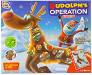Rudolph Operation Board Game Festive Christmas Family Fun Kids Doctor Play Set