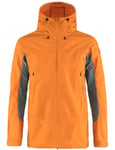 Fjallraven Abisko Lite Trekking Jacket - Ember Orange-Super Grey Colour: Ember Orange-Super Grey, Size: Medium