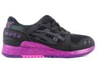 Asics Gel Lyte Iii H6x0l 9090 Black Lace Up Casual Trainers