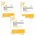 SALE 3x Blephasol Duo Eyelid Hygiene 100ml Lotion 100 wipes Bundle Blepharitis