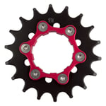 Origin-8 Ultim8 Single Speed Cassette Cog w/ 6B Disc Mount 18tx3/32 Bk/rd