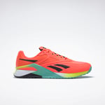 Reebok Nano X2 Shoes Men Orange Flare / Core Black Acid Yellow