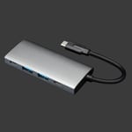 Plexgear 430 Hubb för USB-C och USB-A 4-vägs