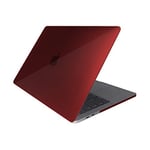 aiino Glossy - Étui Rigide pour MacBook Pro 13 inch (2016-2019), Couverture Ultra Fine et Durable, Étui Rigide en Plastique avec Protection pour écran et Clavier - Rouge
