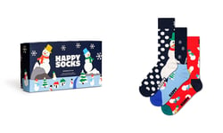 Happy Socks Snowman Christams Gift Set (3-Pack)