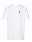 Pocket Tee Tops T-shirts Short-sleeved White Lyle & Scott Junior