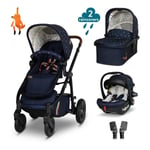 Cosatto Wow 3 car seat bundle in Doodle Days with 2 raincovers
