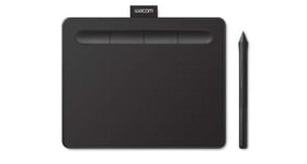 Tablette à stylet wacom intuos s, noir - tablette graphique mobile pour la peinture, le dessin et la retouche photo avec 1 logiciel de création gratui