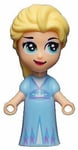 Disney Princess Frozen LEGO Minifigure Elsa Blue Dress Doll Minifig 43189 Rare