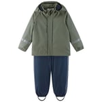 Reima Tipotella Fodrat Regnställ Greyish Green | Grön | 104 cm