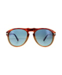 Persol Mens Sunglasses 0649 1025S3 Resina e Sale Brown Blue Polarized 54mm - One Size