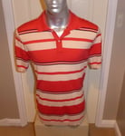 RARE LEVI`S MADE & CRAFTED STRIPED WOOL BLEND JERSEY POLO SHIRT, size 3 , LARGE