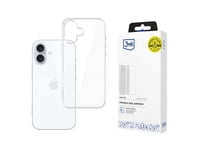 3Mk Clear Case, Omslag, Apple, Iphone 16 Plus, 17 Cm (6.7"), Transparent