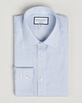 Charles Tyrwhitt Slim Fit Non Iron Mini Grid Check Shirt Sky Blue