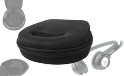 DURAGADGET Black EVA Case (Headphones NOT Included) - Compatible with Logitech USB Headset H390 | H555 | H670 | H800 | G330 /Dialog-220 /ON.EARZ Swagg M Pokora/Behringer HPM1000 /UE 6000 & UE 9000