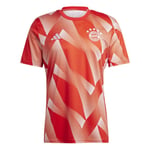 adidas Bayern München Trenings T-Skjorte Pre Match - Rød/Hvit T-skjorter unisex