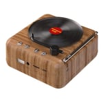 MANOVO Vinyl Record Player Speaker USB Bluetooth V5.0 Stereo Retro Portable2162