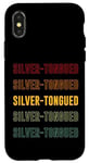 iPhone X/XS Silver-tongued Pride, Silver-tongued Case