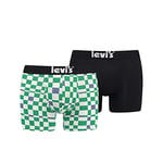 Levi's Men's Warped Racerblock Boxer Shorts, Jelly Bean, M