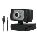 NCONCO 720P Webcam Computer Free Driver Web Camera for PC Laptop Desktop with Dual Noise Cancelling Microphones