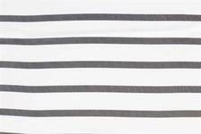 Påslakan - 240x220 cm - 100% bomullssatin - Vändbart påslakan - Narrow lines svart - Kingsize påslakanset