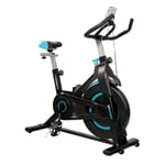 Sparraw - Vélo Spinning spinner - Exercice bike avec roue d'inertie 6Kg - Cardio et Fitness training - Noir