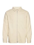 Overshirt Zip Tops Overshirts Cream Revolution