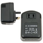 Loops UK Plug to US Socket Voltage Step Down Converter *230V - 110V 45W* Mains Adapter