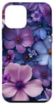 Coque pour iPhone 12 mini Fleur Florale Belles Fleurs Et Feuilles Vertes