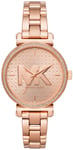 Michael Kors MK4335 Sofie Roséguldstonad/Roséguldstonat stål Ø36 mm