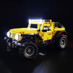 MOEGEN Lighting Set: Suitable for Lego Technic Jeep Wrangler 42122 Construction Set, LED Lights Only, No Lego Model. - Classic Version