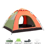 Automatic Pop-up Tent 3-4 Person, UV Protection Portable Hydraulic Waterproof Tents, for Beach, Camping, Hiking, Fishing, Garden, Lightweight Camping