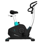 Cecotec DrumFit Cycle 6000 Pegasus - Résistance magnétique réglable manuelle - Guidon avec capteur de fréquence cardiaque - Selle réglable - Support pour appareils, roues