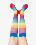 BEEZ Støttestrømper, Pride Rainbow Flerfarget. 34/36