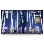 Sony BRAVIA 8 OLED, K77XR80, 77 Inch 4K HDR Google Smart TV (2024) | Gaming Features for PlayStation 5 and IMAX Enhanced, Dolby Vision Atmos, Chromecast, Apple AirPlay, 120Hz, 5 Year Warranty