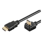 High Speed 90° vinklet HDMI kabel - 4K Ultra HD - 5 m