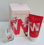 TED BAKER for Her ❤️ W Floral EDT 30ml & Body Wash 150ml ❤️ NEW. BOXED GIFT SET
