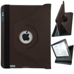 Apple Klassisk Läderfodral (brun) Ipad 3 Justerbart Stativ