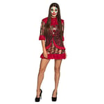 Boland - Costume Midnight Clownette, robe avec col, pour femmes, horreur, clown, psychopathe, Halloween, carnaval, fête costumée