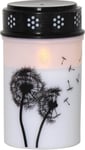 Dandelion Batteridrivet Gravljus 12cm Timer Longlife 2500h Vit