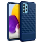 Caseology Parallax Case Compatible with Samsung Galaxy A72 - Classic Blue