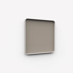 Frame Wall, glasskrivtavla, 100x100 cm, Lonely, grå ram