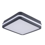 KANLUX Plafond 18W BENO Fyrkantig grå sensor